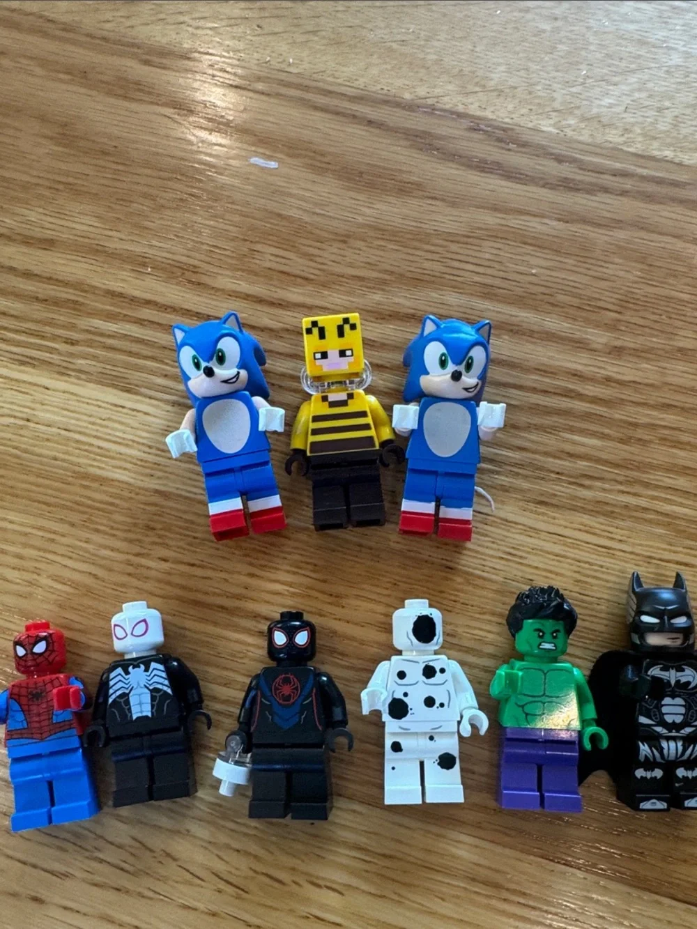 Genuine LEGO Collectible Minifigures Sonic, Minecraft, Marvel Spider-Man Batman